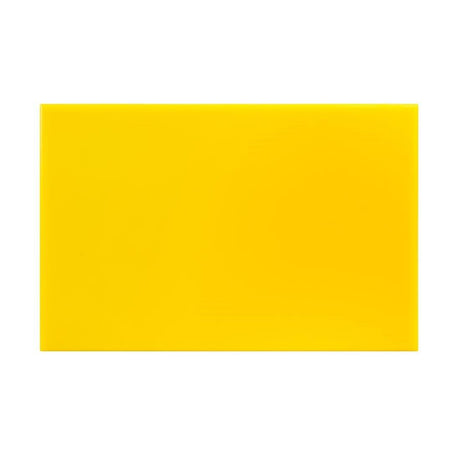 Planche à découper standard haute densité Hygiplas jaune - FRANCE CHR