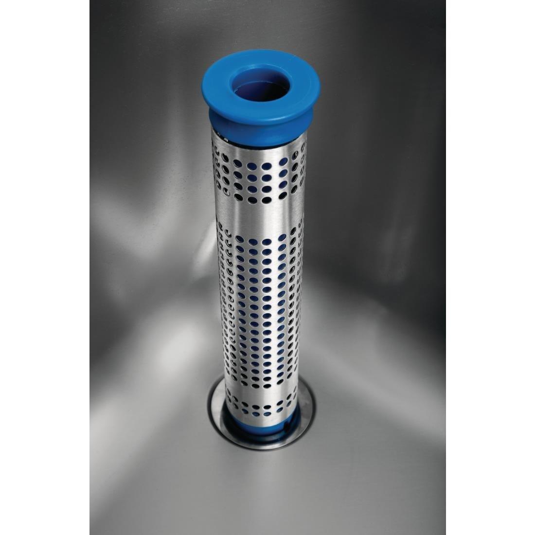 Plonge inox soudée cuve à droite égouttoir à gauche Holmes 1000mm - FRANCE CHR