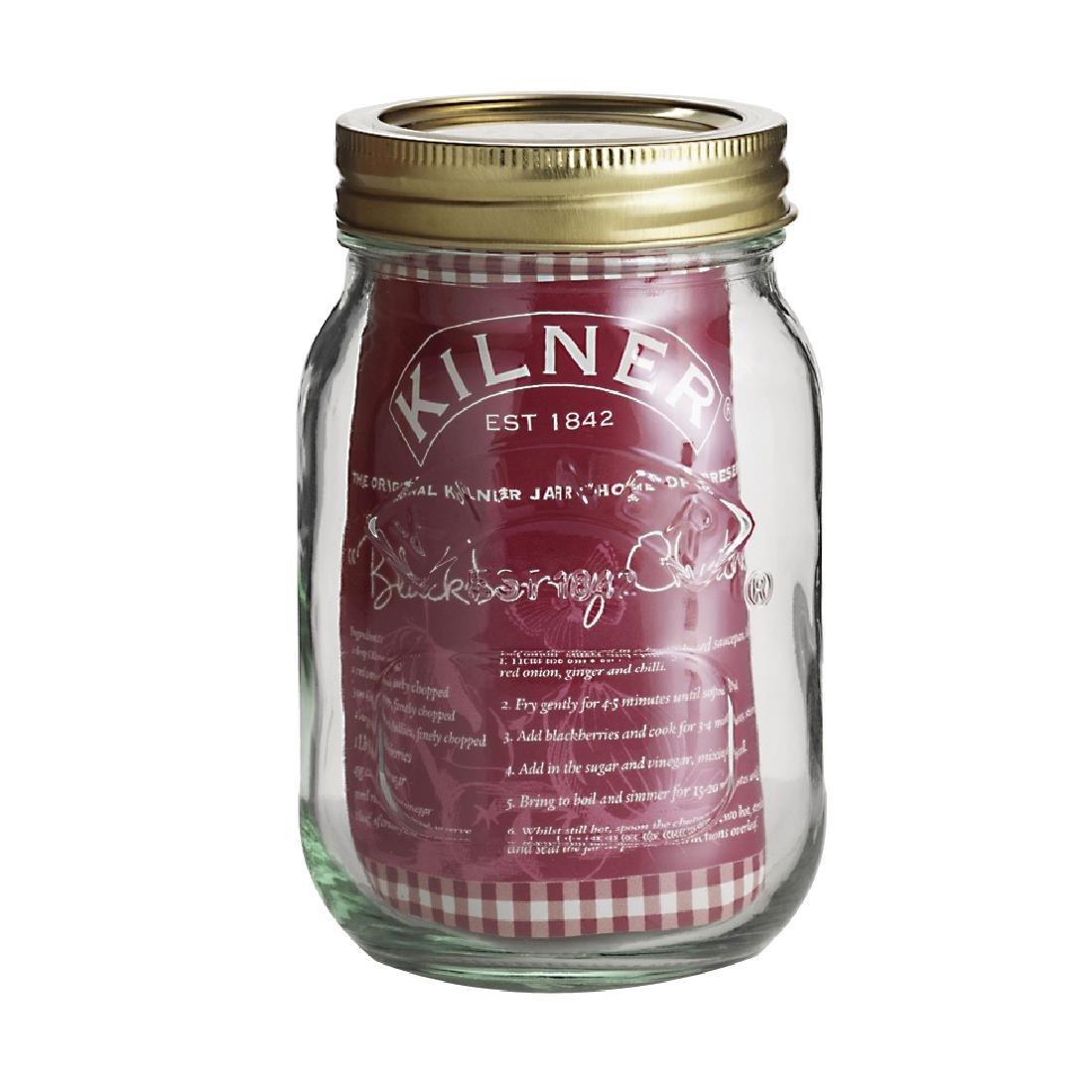 Bocal à conserves couvercle vis Kilner 500ml - FRANCE CHR