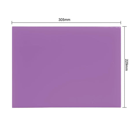 Petite planche à découper haute densité Hygiplas violette 229x305x12mm - FRANCE CHR