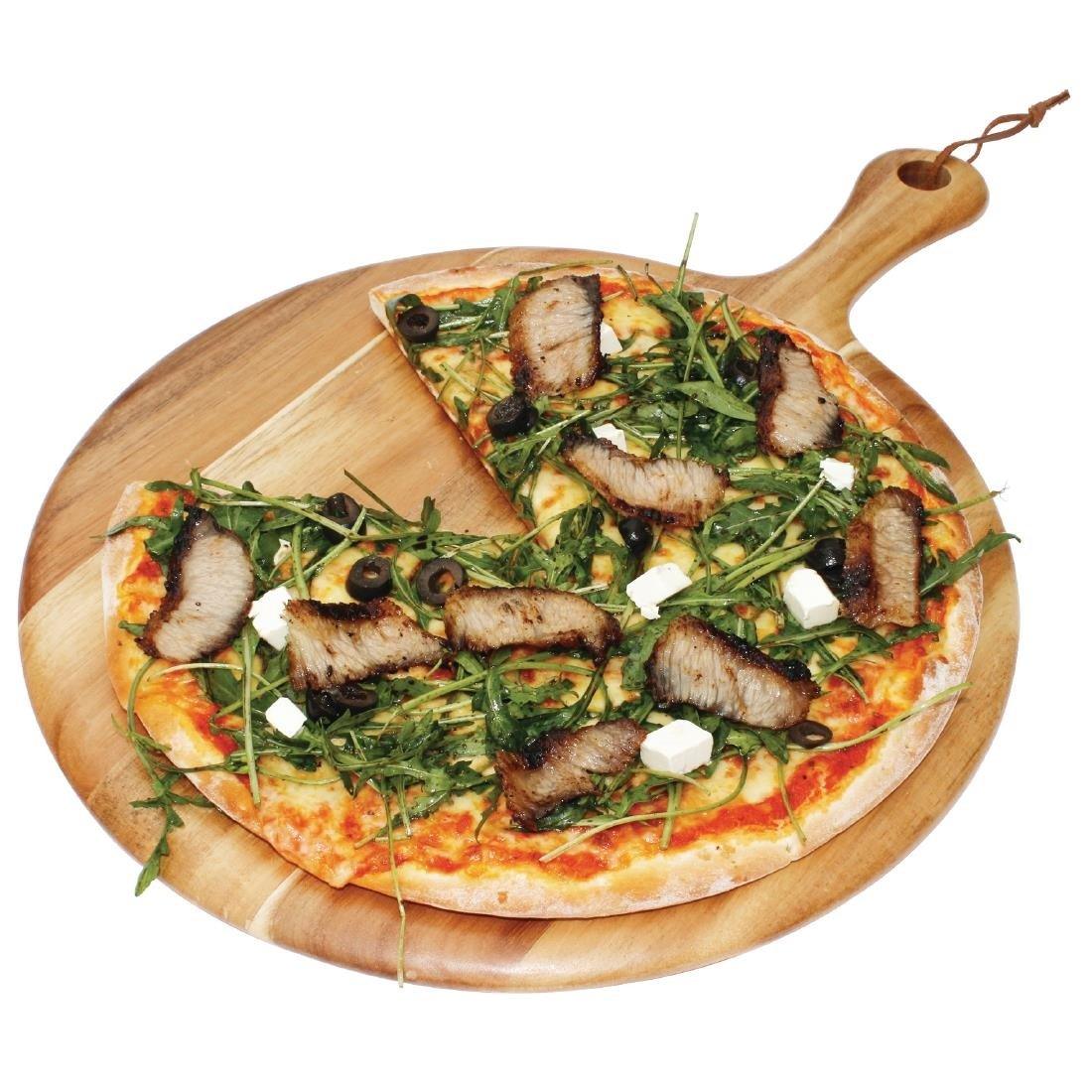 Planche en acacia ronde Olympia 355mm - FRANCE CHR