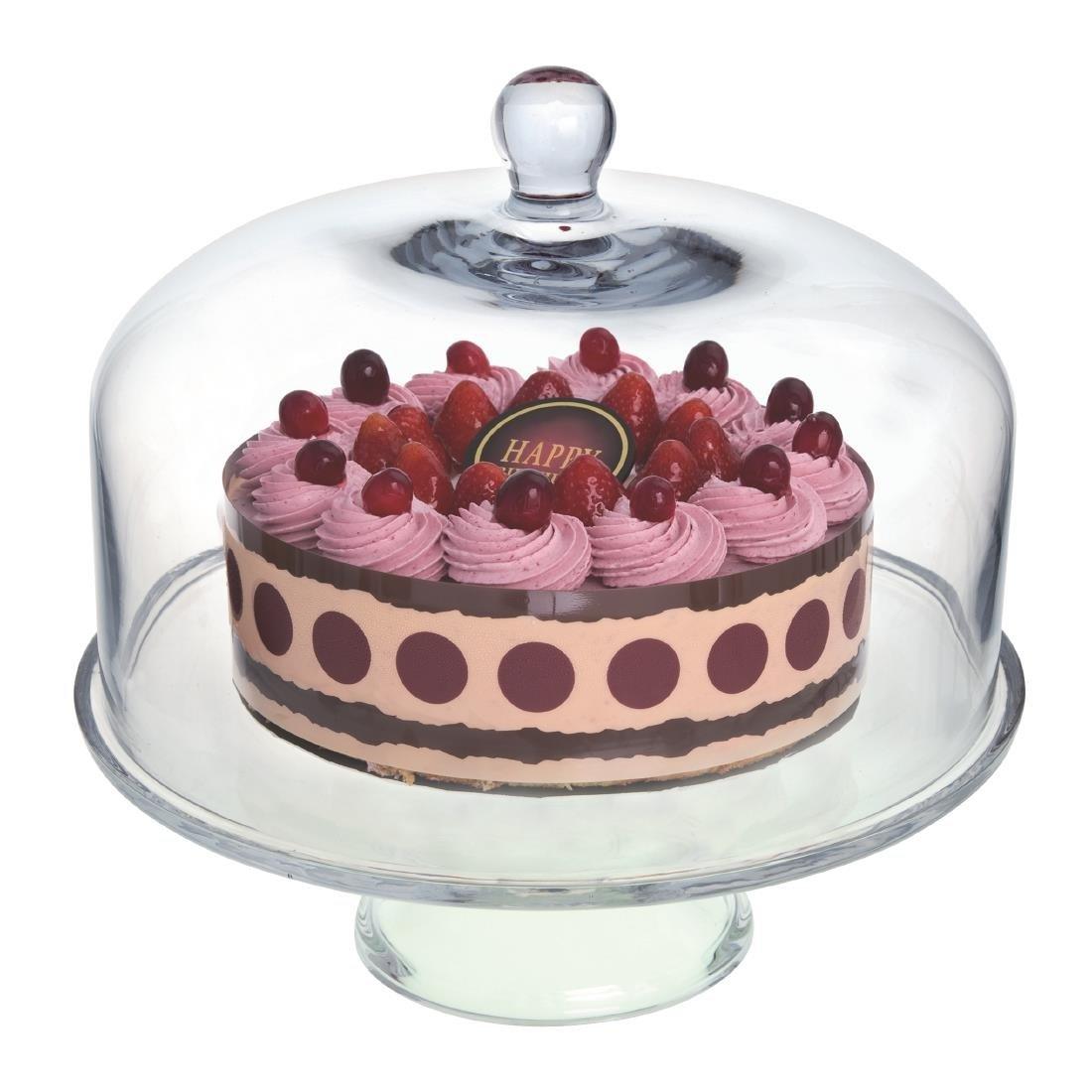 Cloche à gâteau en verre Olympia - FRANCE CHR