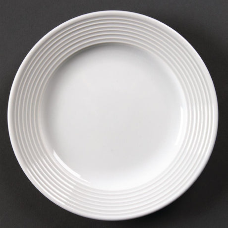 Assiettes à bord large Olympia Linear 150mm (Lot de 12) - FRANCE CHR