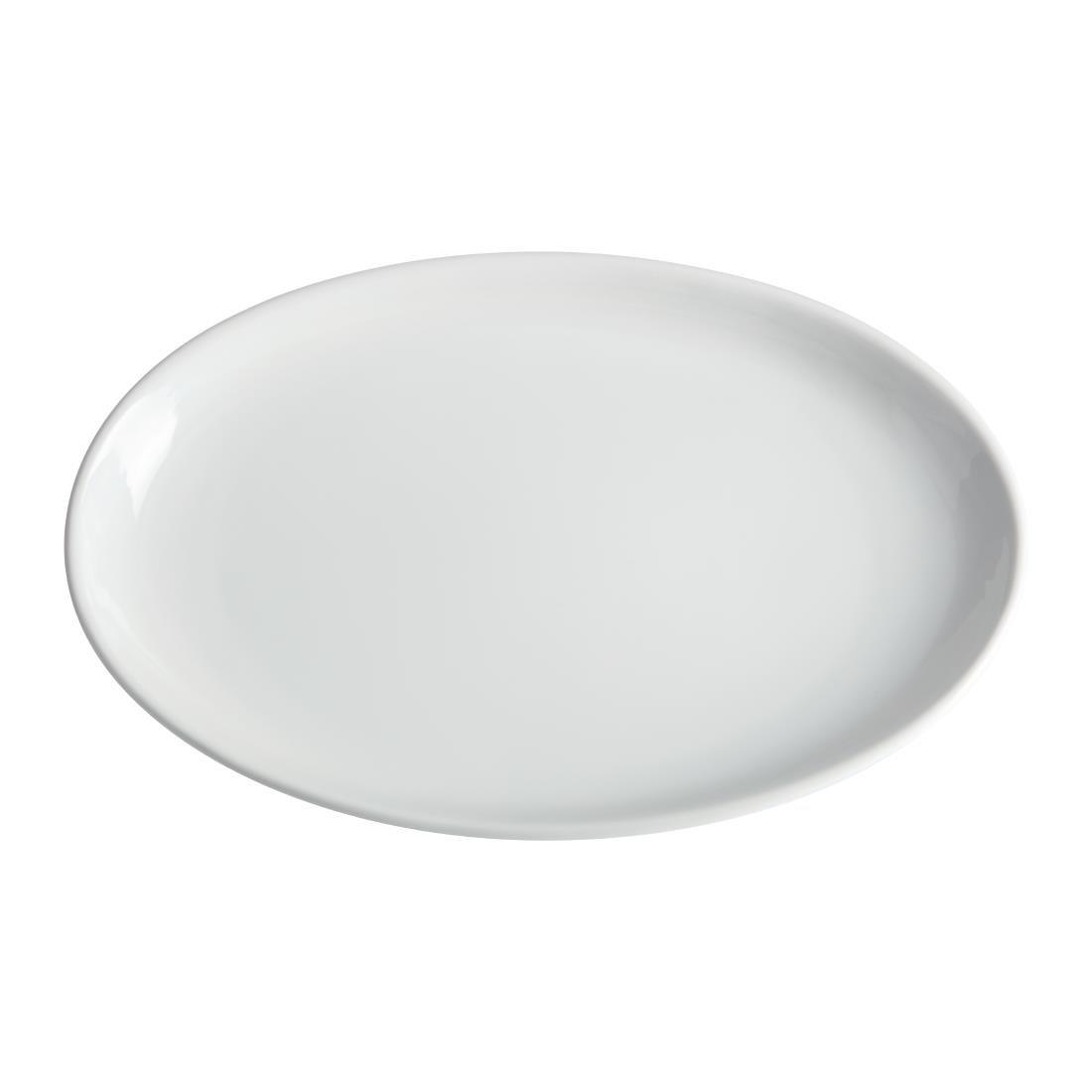 Assiettes creuses ovales Olympia 365 x 235mm (Lot de 2) - FRANCE CHR