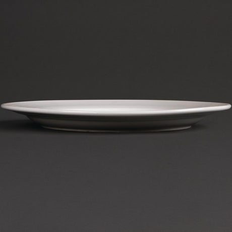Assiettes à bord large Olympia Linear 250mm (Lot de 12) - FRANCE CHR