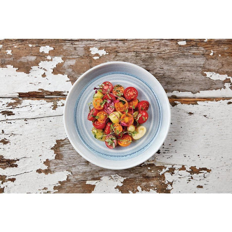 Bols ronds bleu cristallin Olympia Cavolo 22 cm (Lot de 4) - FRANCE CHR