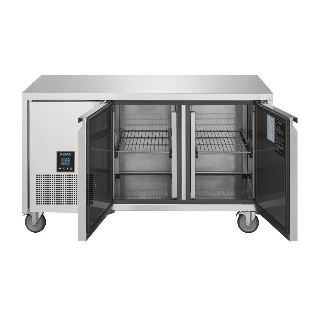 Table réfrigérée négative 2 portes Premium Polar Serie U 267L - FRANCE CHR