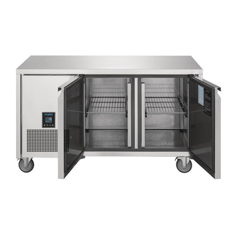 Table réfrigérée négative 2 portes Premium Polar Serie U 267L - FRANCE CHR