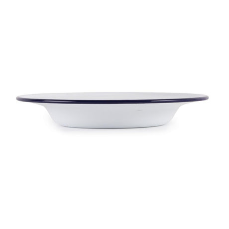 Assiette creuse en acier émaillé Olympia 245mm lot de 6 - FRANCE CHR