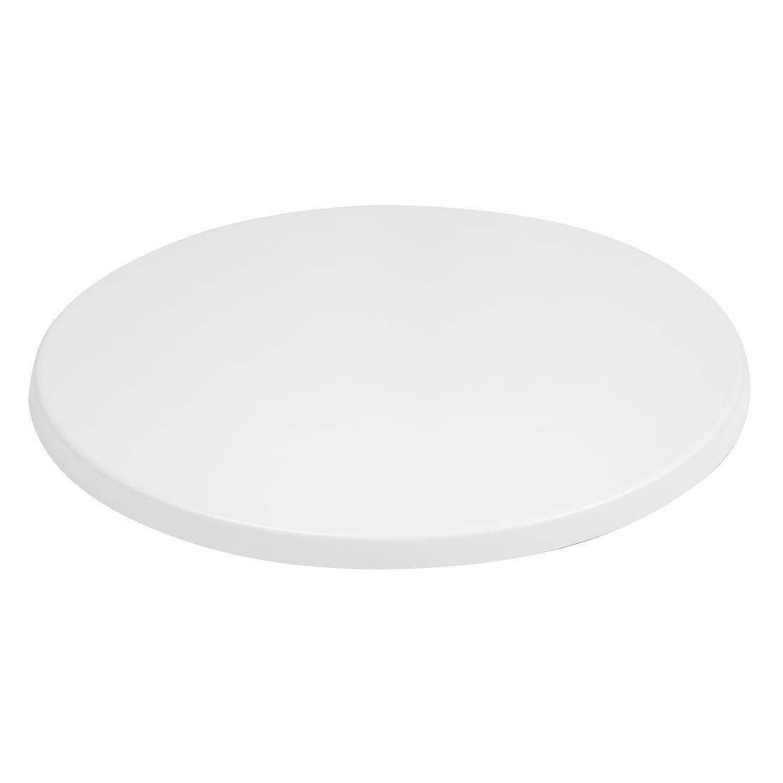 Plateau de table rond Bolero 600mm blanc - FRANCE CHR