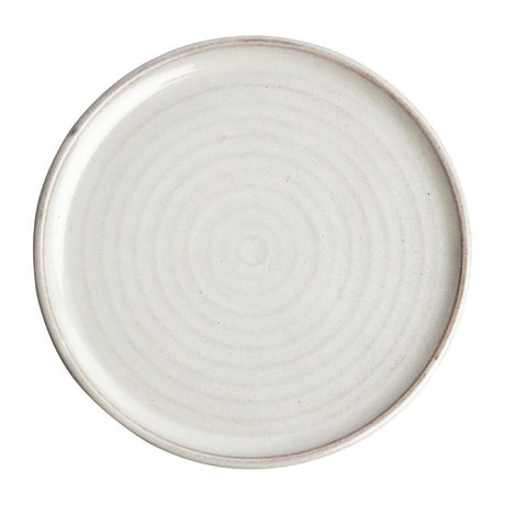 Assiettes plates blanc Murano Olympia Canvas 26,5 cm (Lot de 6) - FRANCE CHR