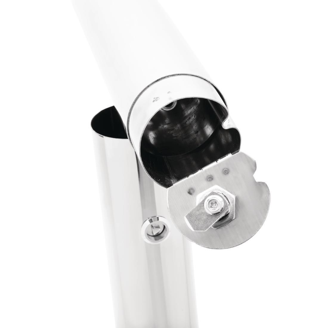 Cendrier poteau fixable au sol Bolero - FRANCE CHR