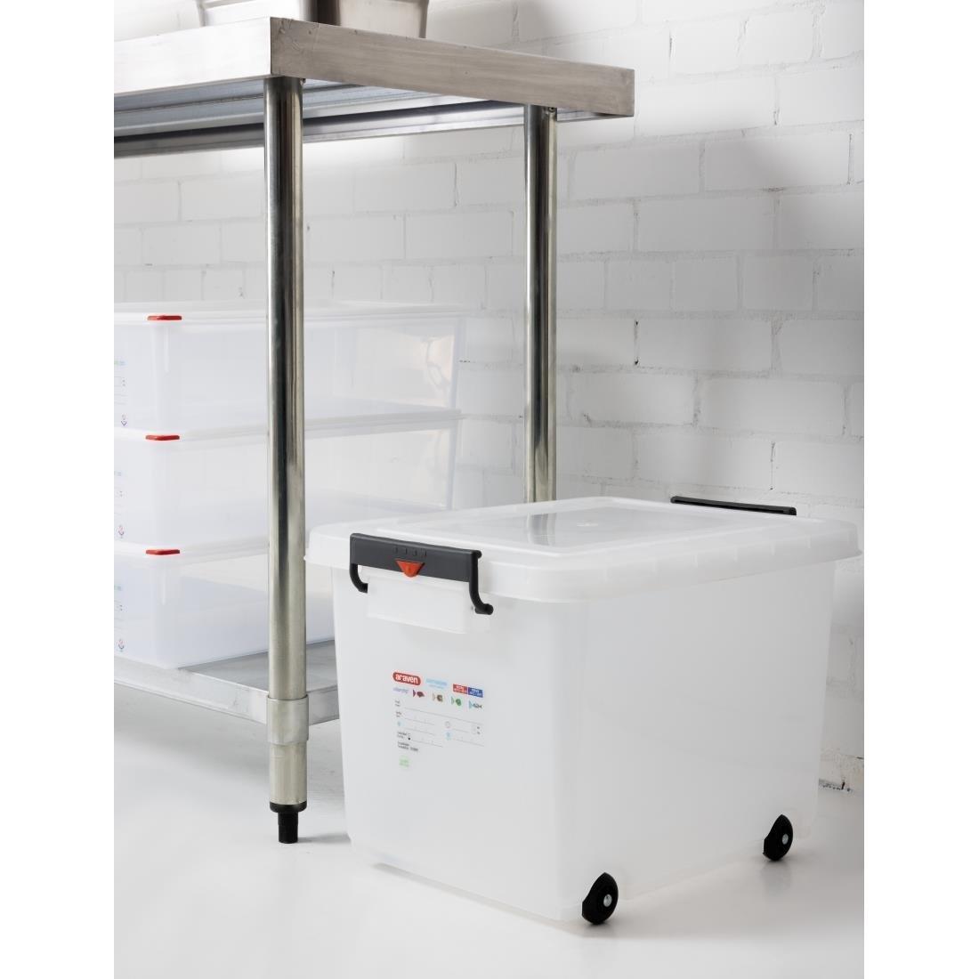 Conteneur alimentaire mobile avec couvercle Araven 50L - FRANCE CHR
