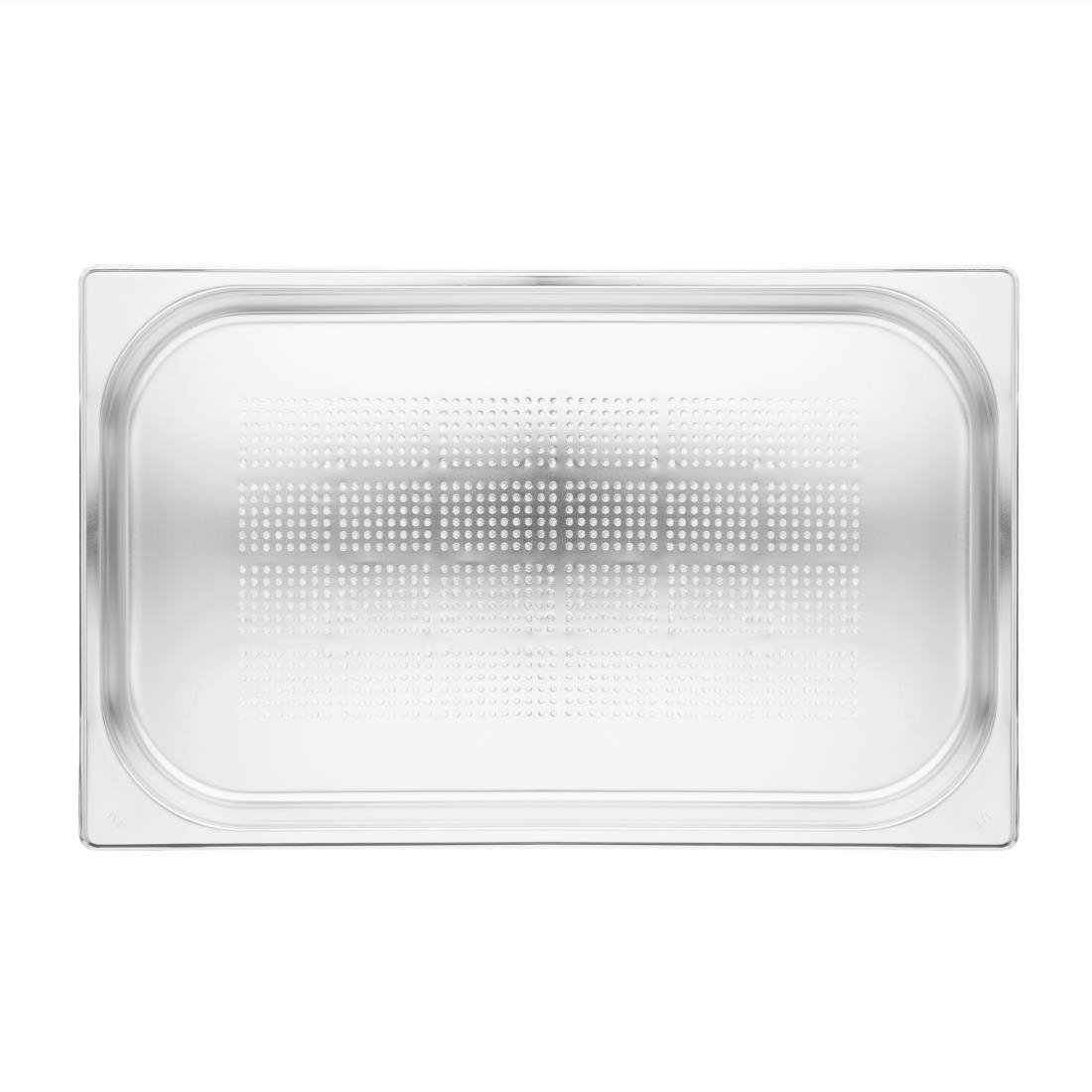 Bac Gastronorme inox perforé GN 1/1 40mm Vogue - FRANCE CHR