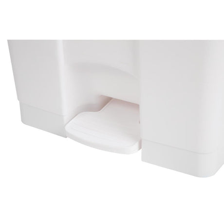 Poubelle de cuisine à pédale Jantex blanche 65L - FRANCE CHR