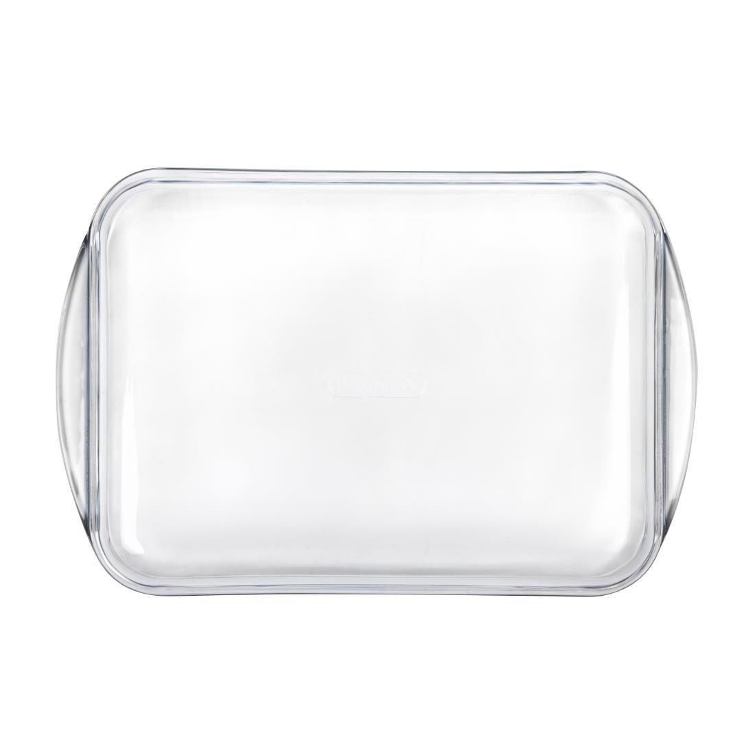 Plat à four rectangulaire en verre Pyrex 35 x 23 cm - FRANCE CHR