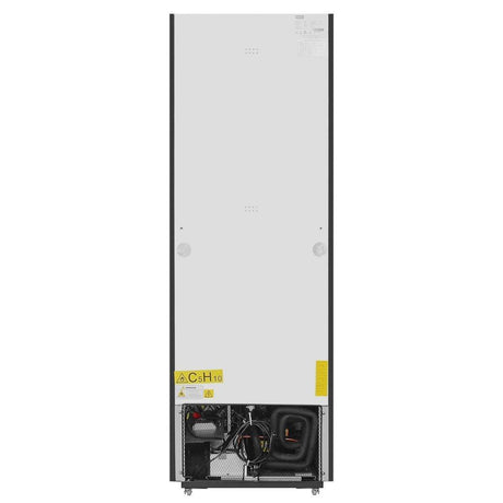 Vitrine réfrigérée négative avec caisson lumineux Polar Série G 412L noire - FRANCE CHR