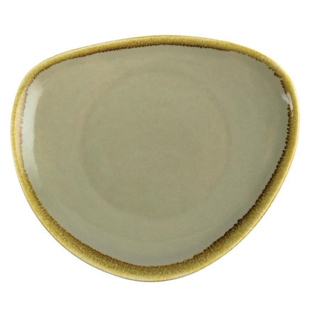 Assiette triangulaire couleur mousse Olympia Kiln 230mm (Lot de 6) - FRANCE CHR