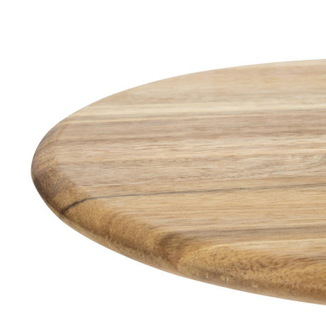 Planche en acacia ronde Olympia 330mm - FRANCE CHR