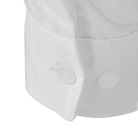 Chemise mixte Uniform Works manches longues blanche S - FRANCE CHR