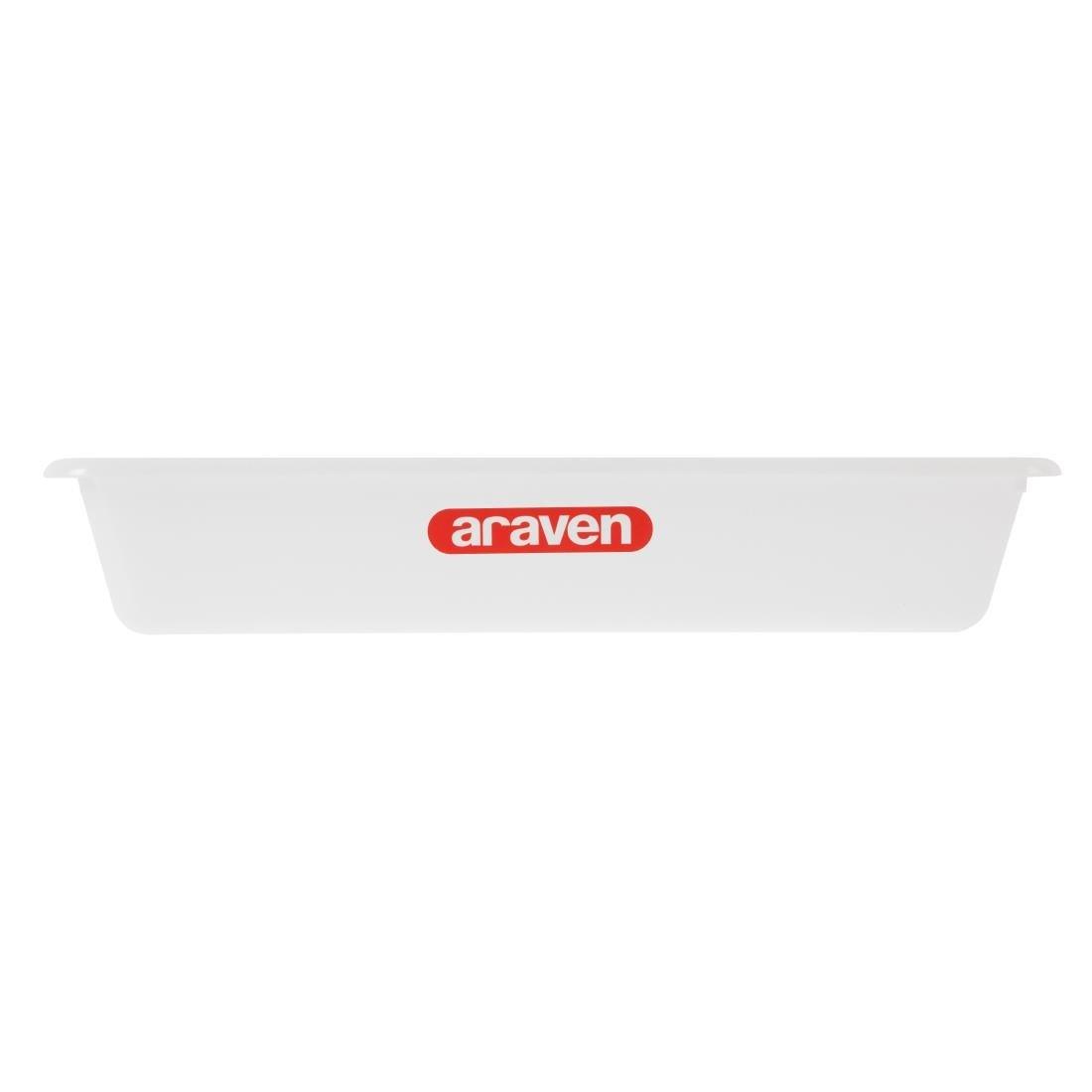 Bac alimentaire peu profond Araven transparent 435mm - FRANCE CHR