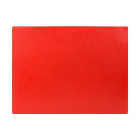 Grande planche à découper basse densité Hygiplas rouge - FRANCE CHR
