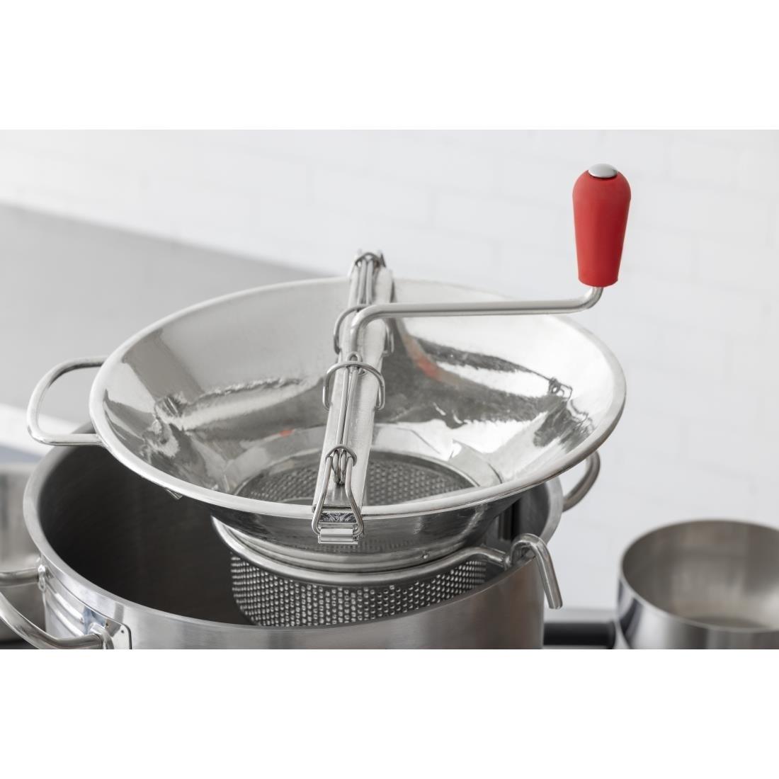 Moulin à légumes Tellier en acier étamé - 39 cm - FRANCE CHR