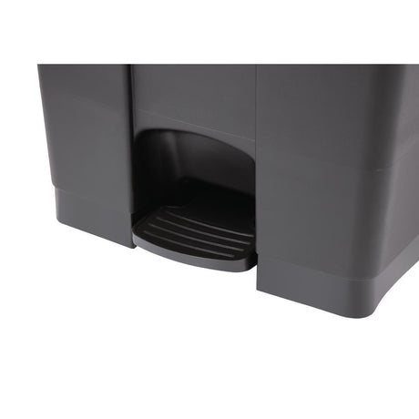 Poubelle de cuisine à pédale Jantex noire 65L - FRANCE CHR
