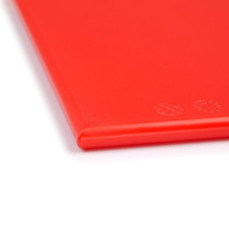 Planche à découper standard haute densité Hygiplas rouge - FRANCE CHR