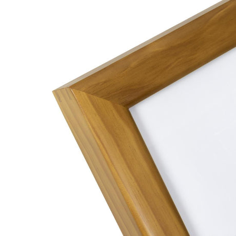 Porte-menu à LED blanches en teck Securit 4xA4 (hors poteau et socle) - FRANCE CHR
