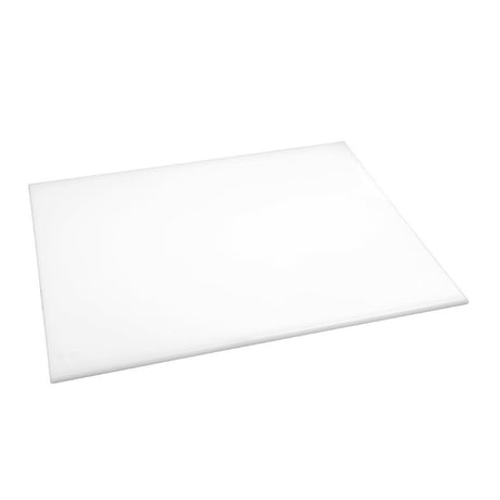 Grande planche à découper haute densité Hygiplas blanche - FRANCE CHR