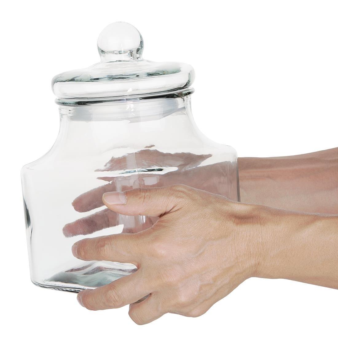 Bocal à biscuits carré Olympia 2,4L - FRANCE CHR