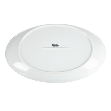 Assiettes creuses ovales Olympia 365 x 235mm (Lot de 2) - FRANCE CHR