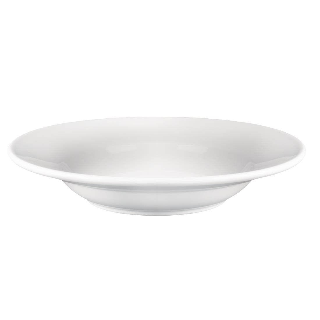 Assiettes à soupe et pâtes Olympia Athena 228mm 210ml (lot de 6) - FRANCE CHR