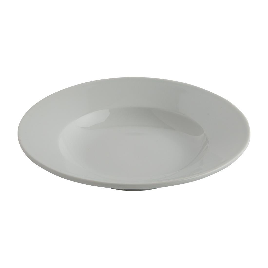 Assiettes à soupe et pâtes Olympia Athena 228mm 210ml (lot de 6) - FRANCE CHR