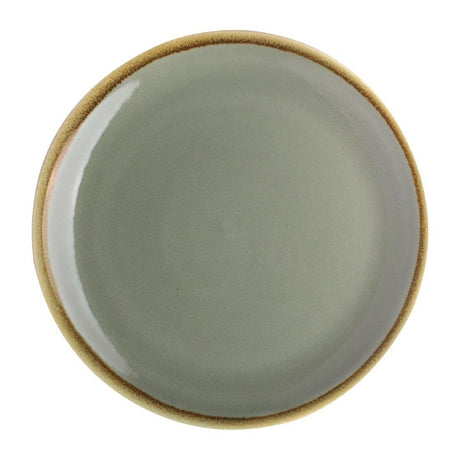 Assiette plate ronde couleur mousse Kiln Olympia 230mm lot de 6 - FRANCE CHR