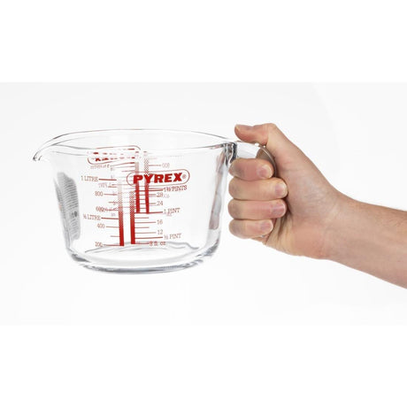 Mesure en verre graduée Pyrex 1L - FRANCE CHR