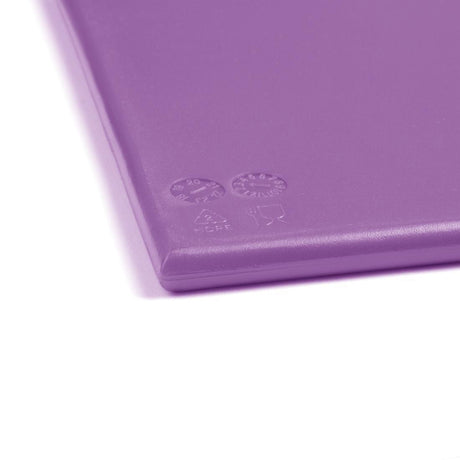 Planche à découper haute densité Hygiplas violette 600x450x12mm - FRANCE CHR