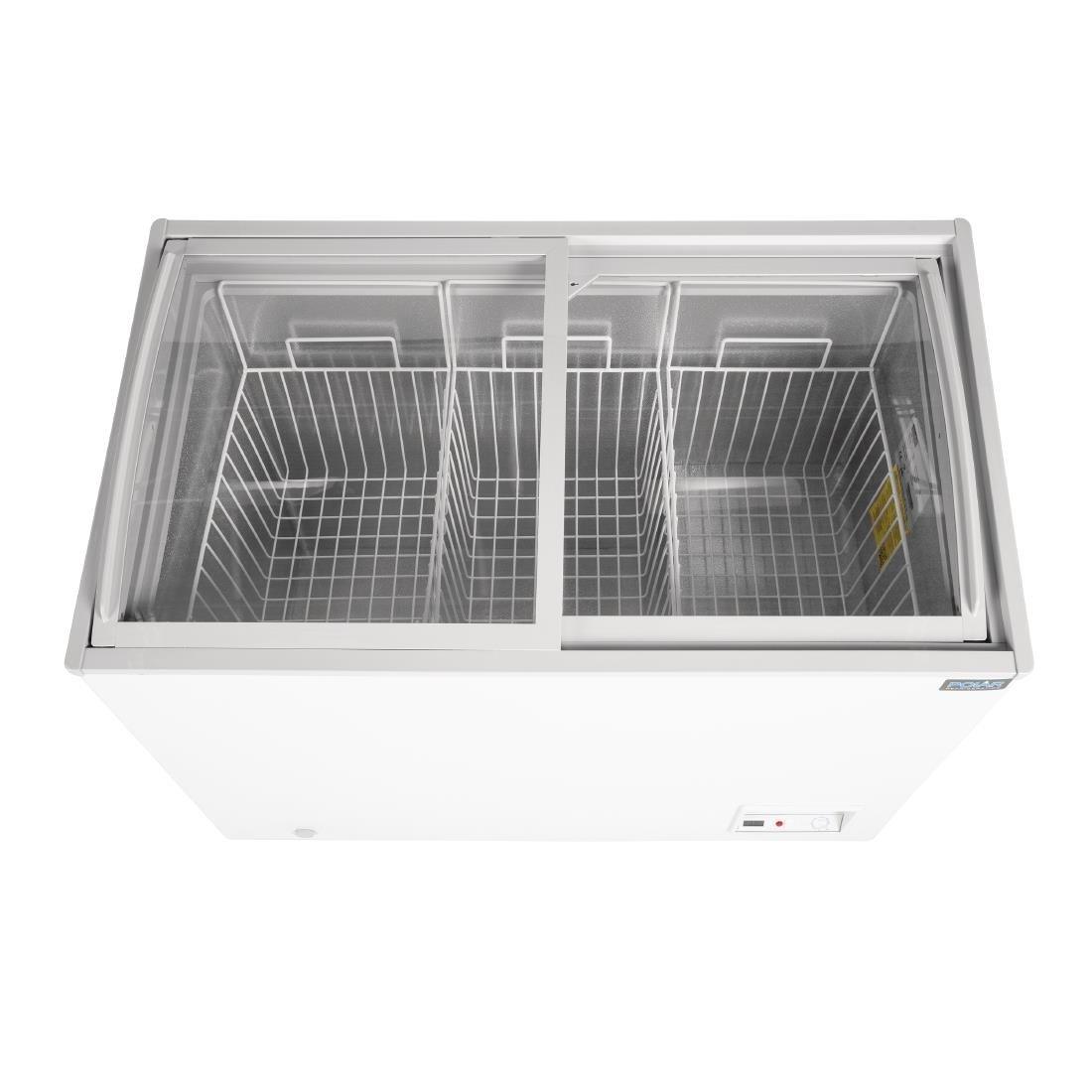 Congélateur coffre vitré Polar Série G 270L - FRANCE CHR