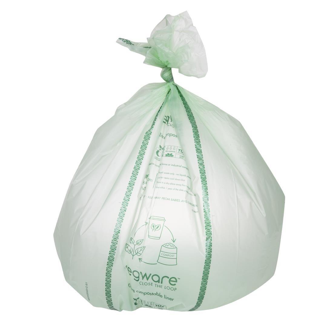 Sacs poubelle compostables Vegware Biobag 80L (lot de 240) - FRANCE CHR
