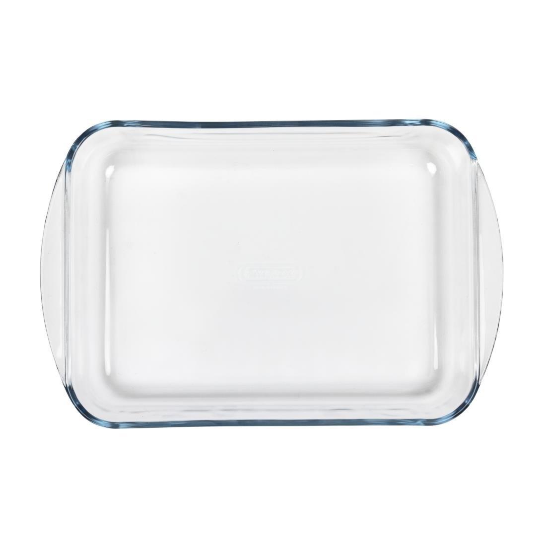 Plat à four rectangulaire en verre Pyrex 35 x 23 cm - FRANCE CHR