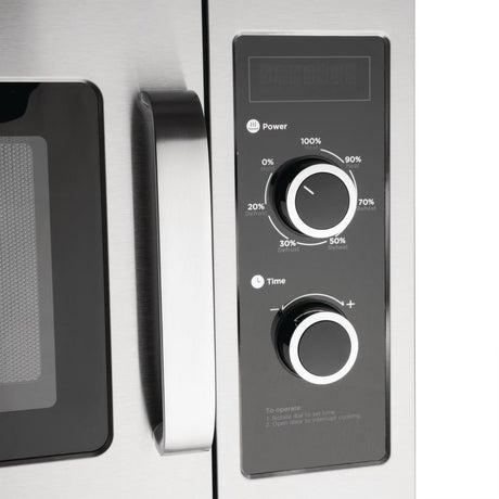 Micro-ondes professionnel manuel Buffalo 34L 1800W - FRANCE CHR