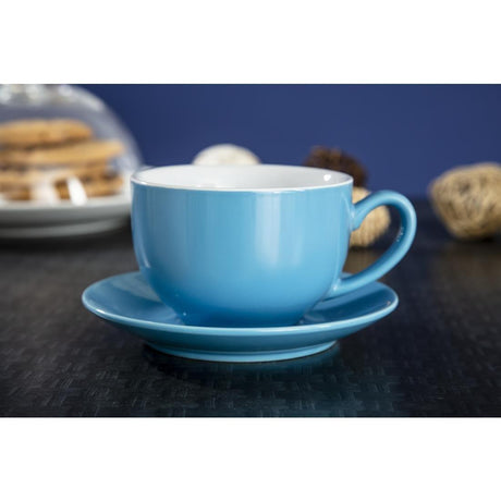 Tasses à cappuccino Olympia Café bleues 340 ml (lot de 12) - FRANCE CHR