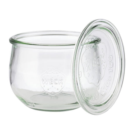 Bocaux en verre tulipe avec couvercle Weck APS 580 ml (lot de 6) - FRANCE CHR