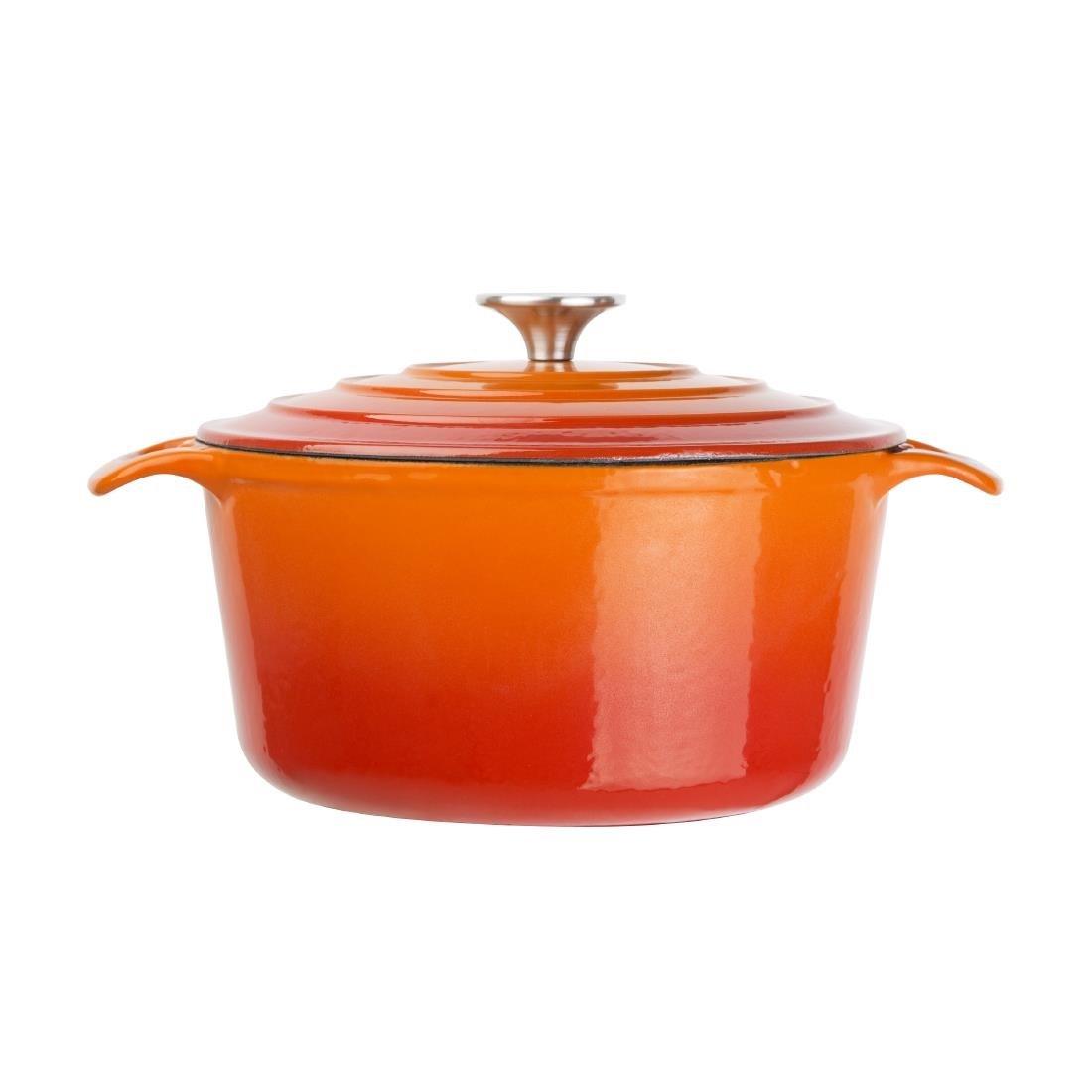Grande cocotte ronde orange Vogue - FRANCE CHR