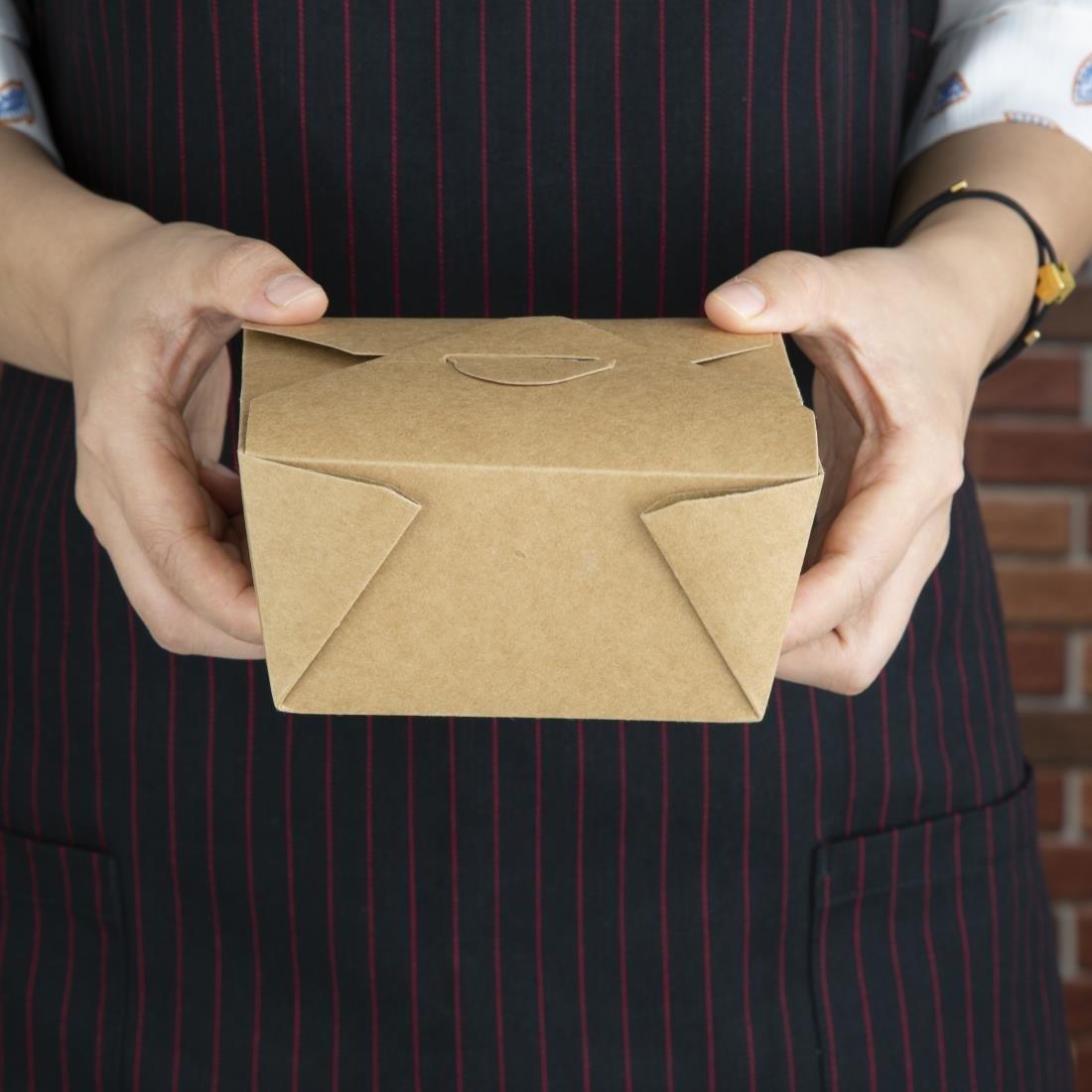 Boîtes alimentaires en carton compostables Fiesta Compostable 600ml (lot de 200) - FRANCE CHR