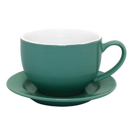 Tasses à cappuccino Olympia Café vertes 340 ml (lot de 12) - FRANCE CHR