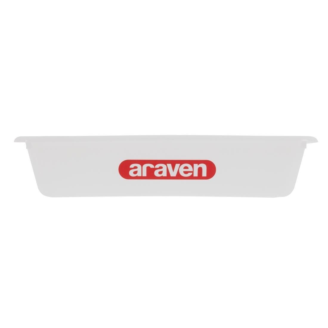 Bac alimentaire peu profond Araven transparent 300mm - FRANCE CHR