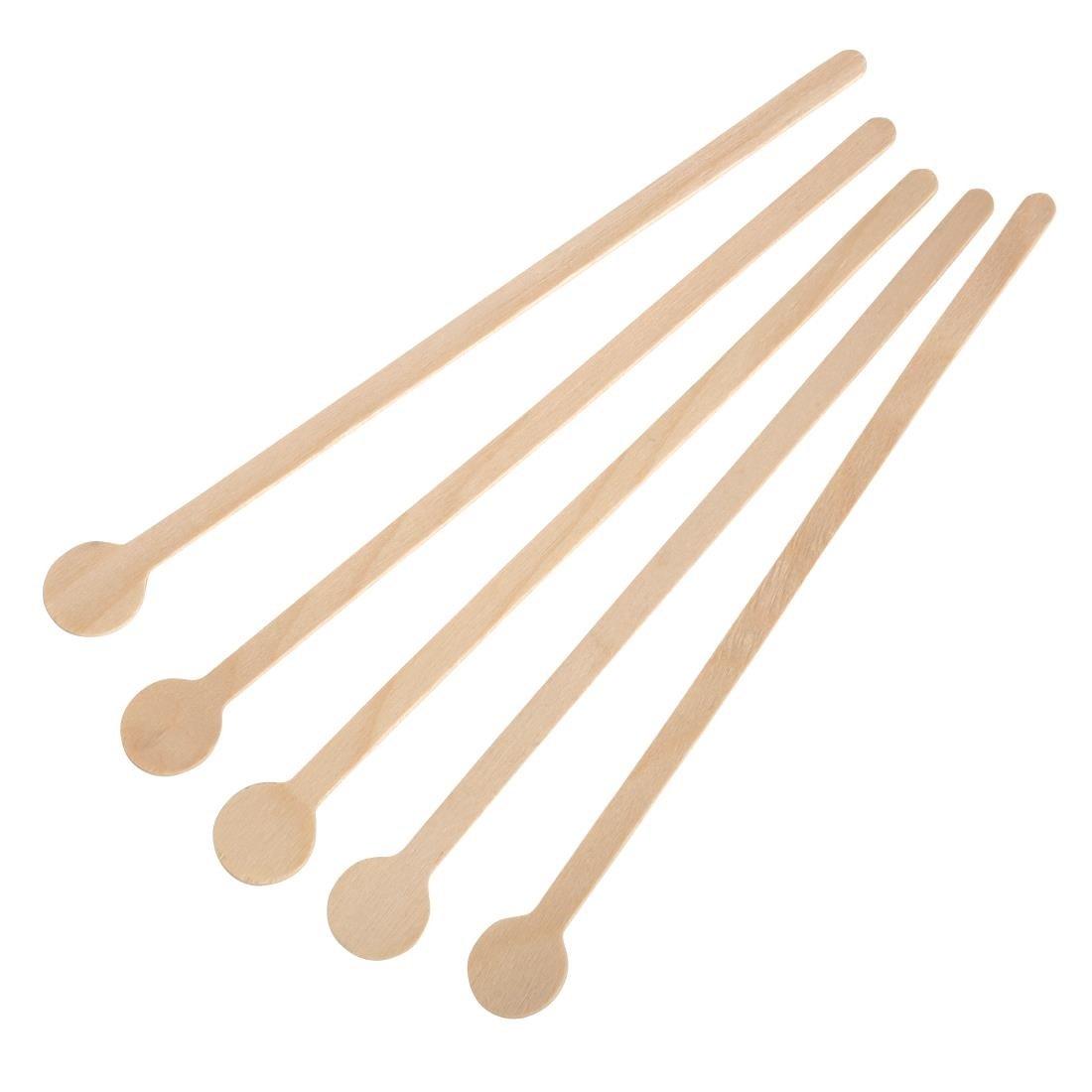 Agitateurs à cocktail biodégradables en bois Fiesta Compostable 200mm (Lot de 100) - FRANCE CHR