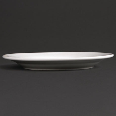 Assiettes à bord large Olympia Linear 200mm (Lot de 12) - FRANCE CHR